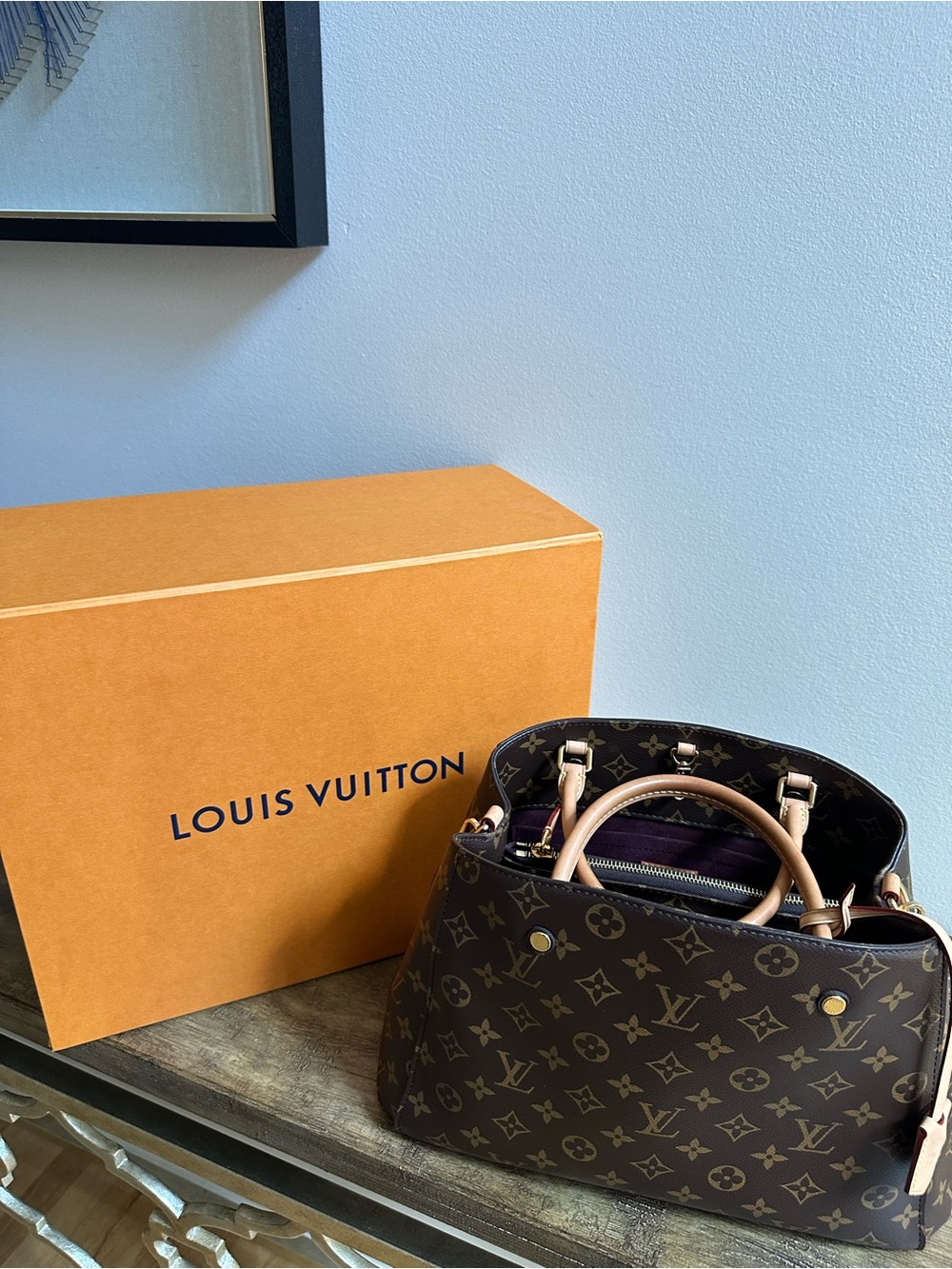 Louis Vuitton Montaigne MM Monogram Satchel